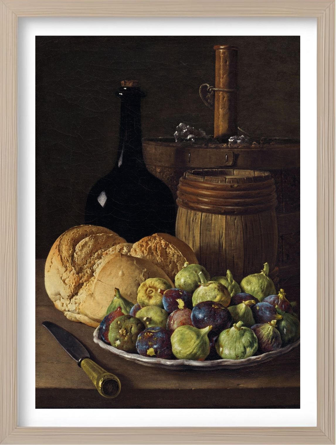 Still Life with Figs and Bread (c. 1770)