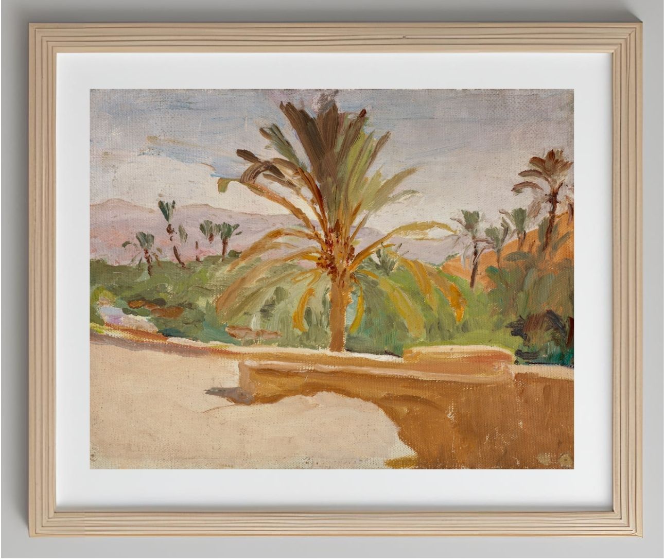 Biskra (Oasis with Palm Trees)