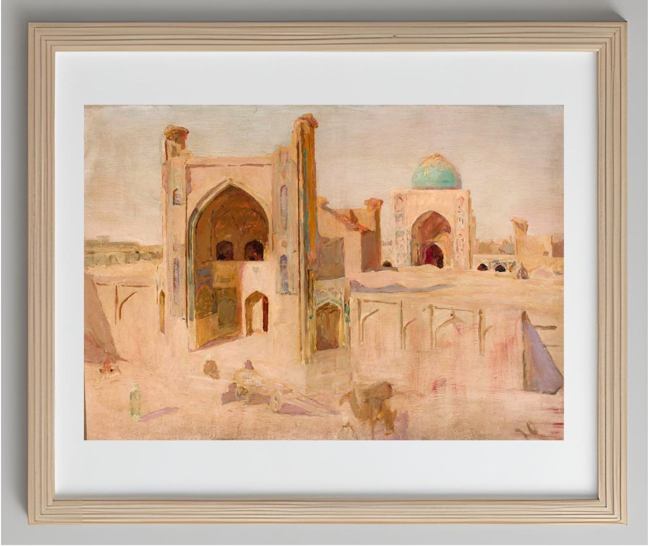 Kalan Mosque in Bukhara. From the journey to Turkestan
