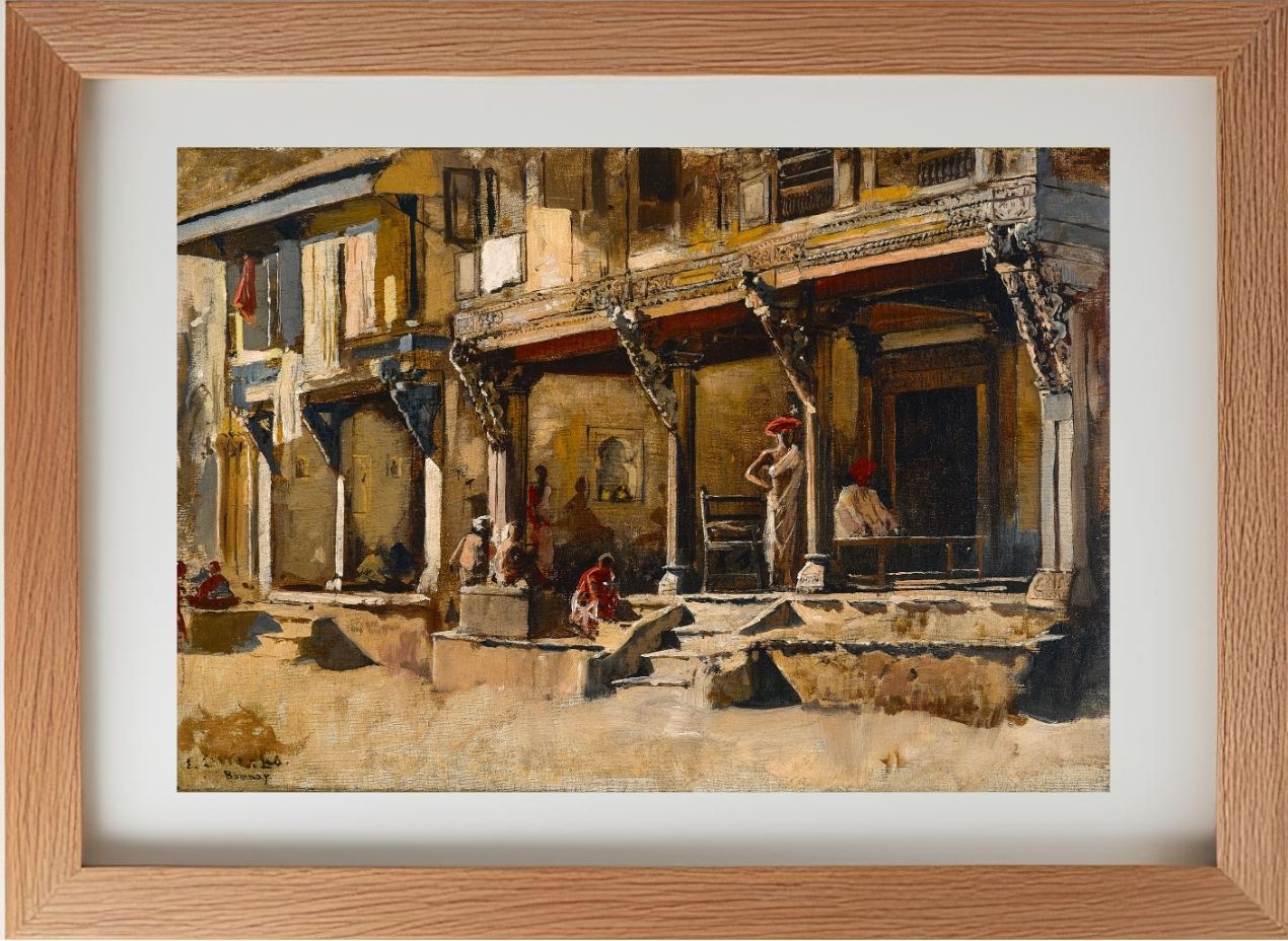 Merchants along a street in Bombay