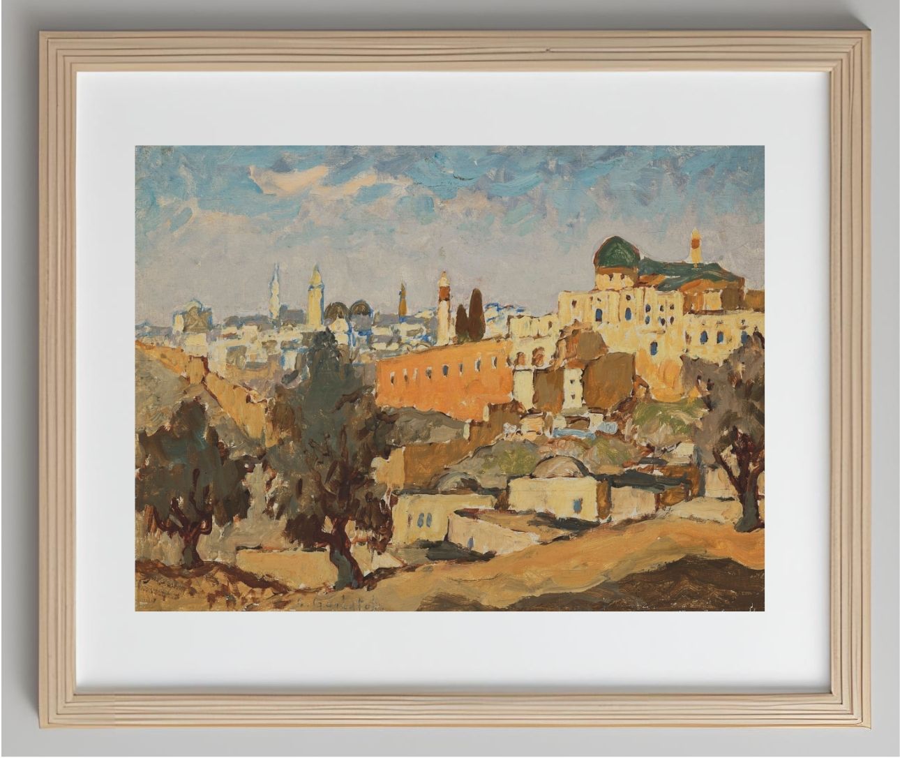 View of Jerusalem from Silwan village