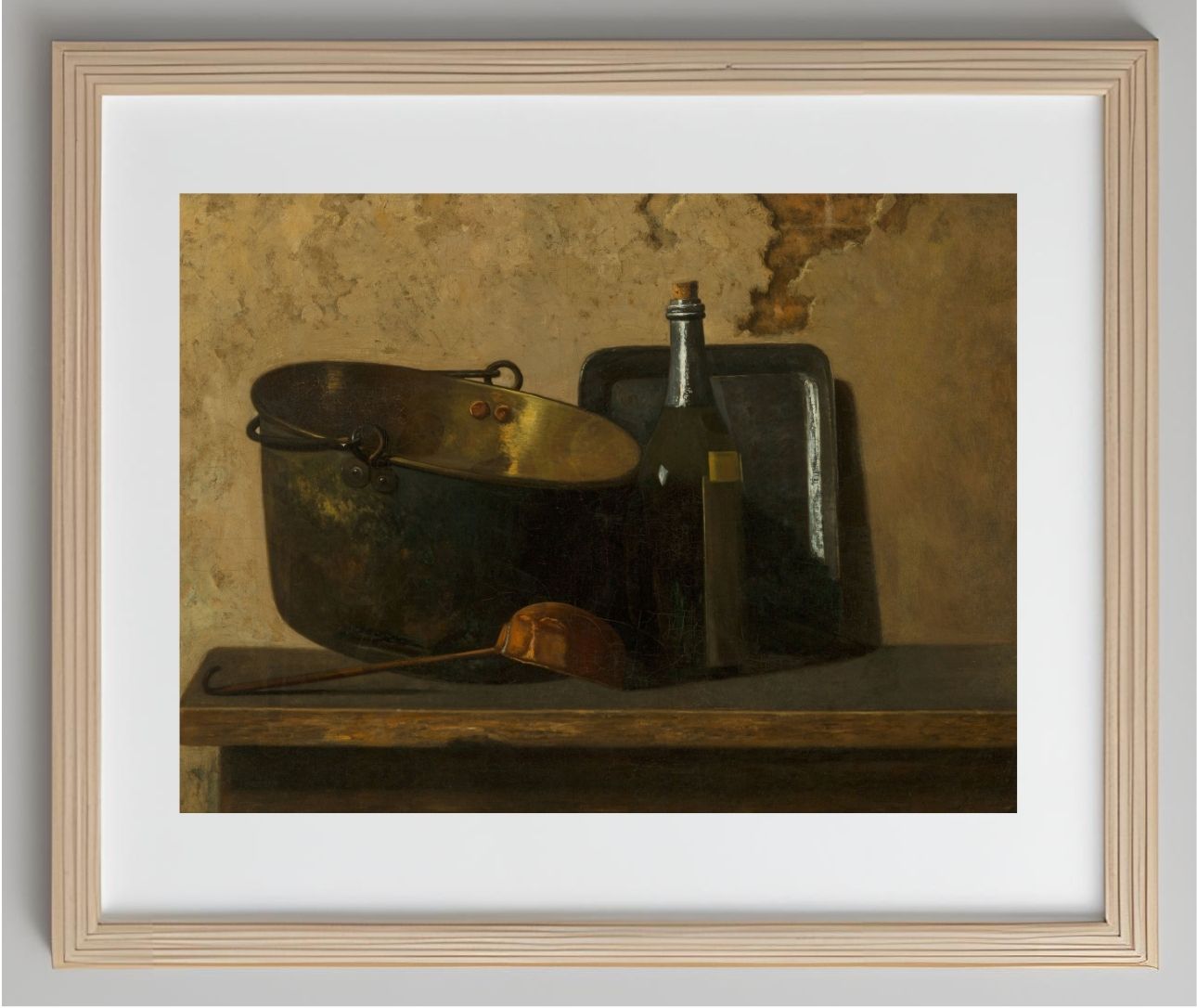 Wine and Brass Stewing Kettle (Preparation of French Potage)