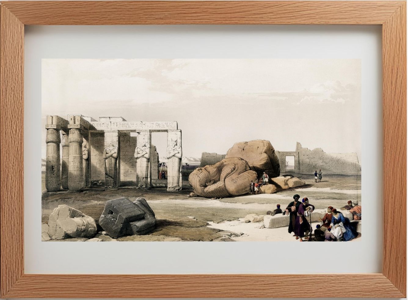 Fragment of the Great Colossi at the Memnonium Thebes