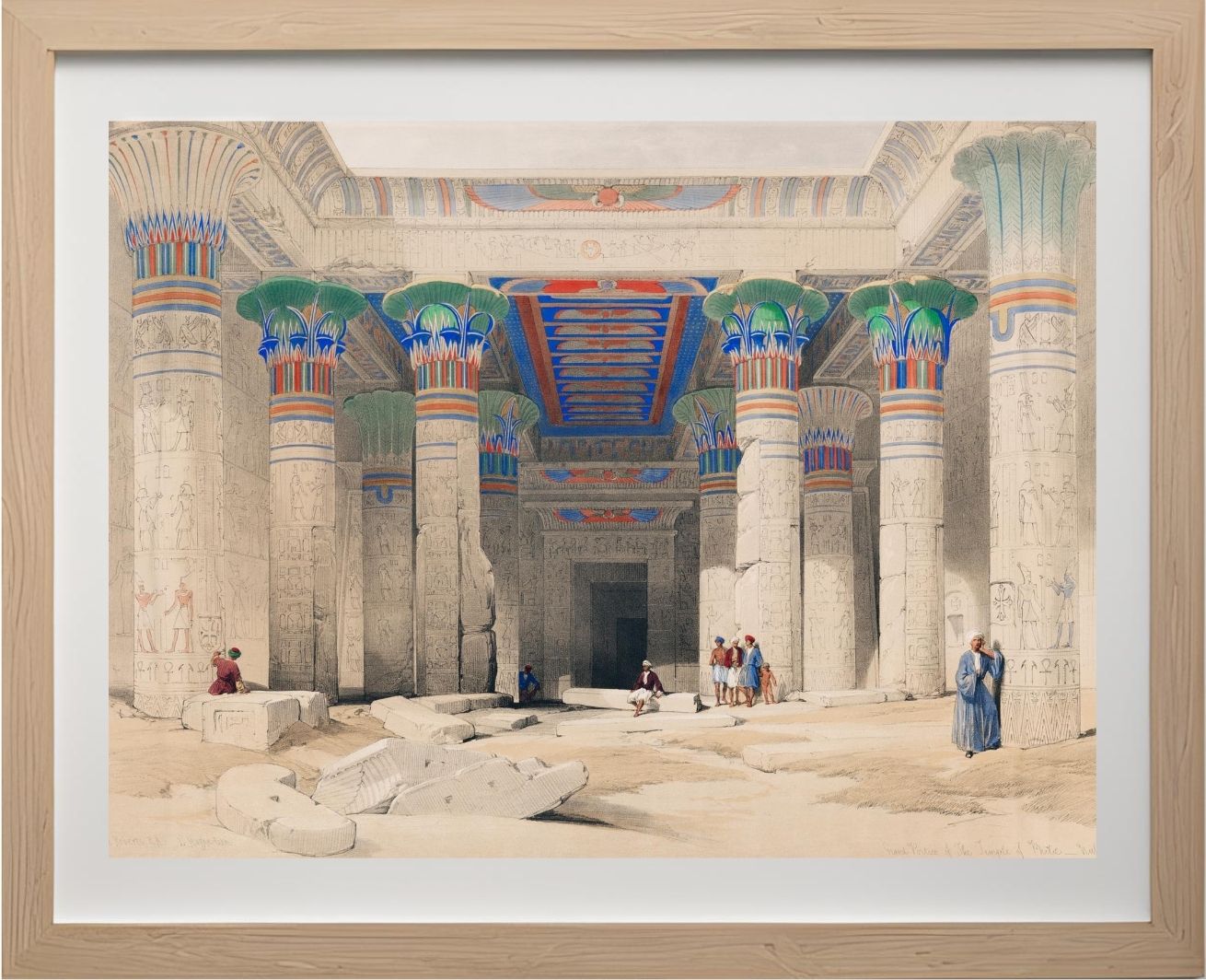 Grand Portico of the Temple of Philae Nubia