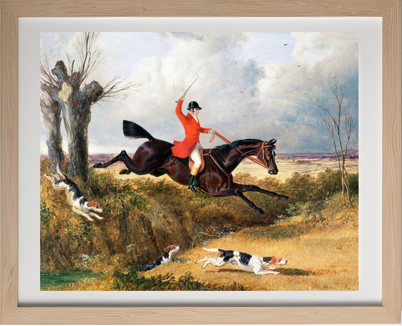 Foxhunting - Clearing a ditch