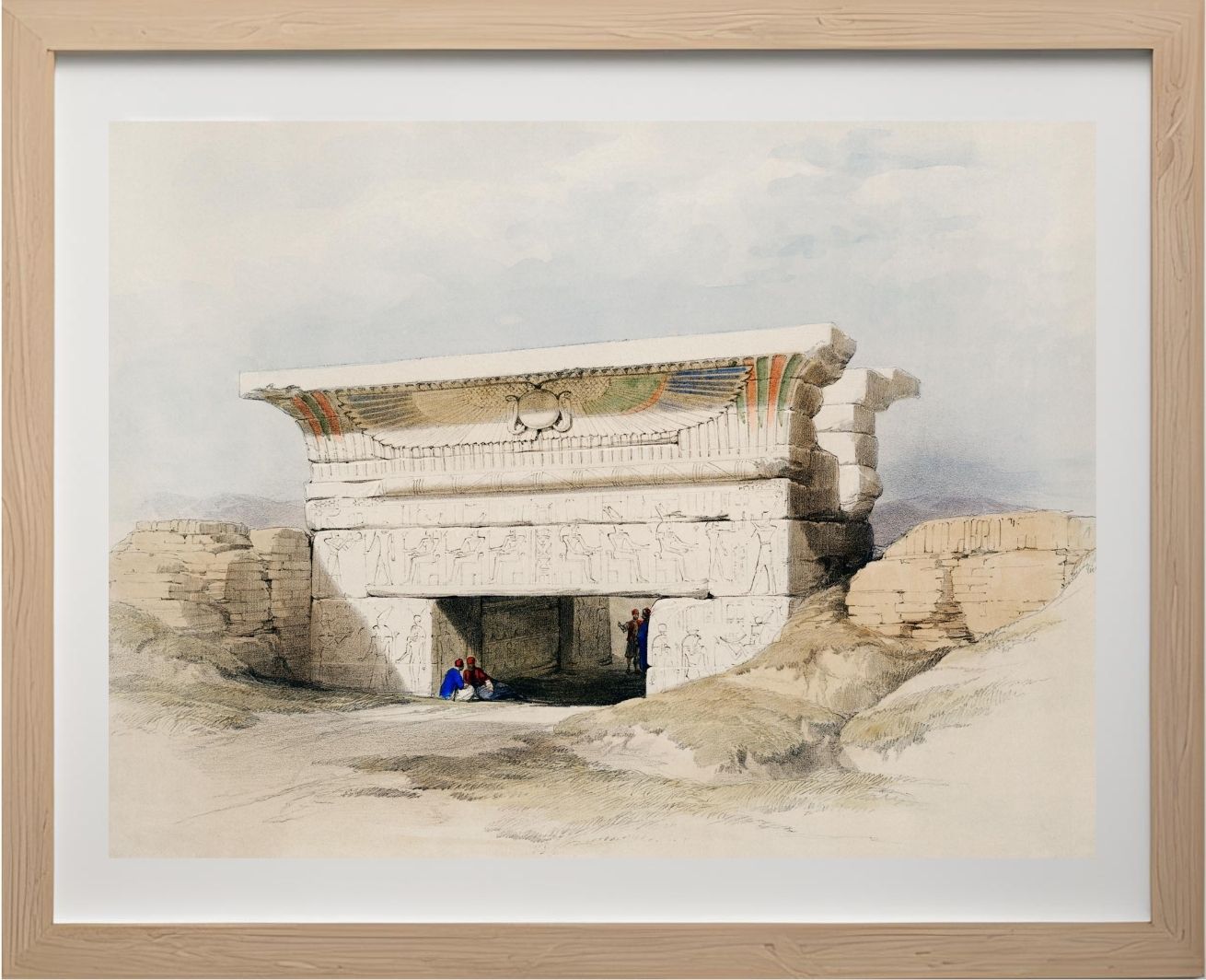 Dendara Temple dedicated to the goddess Hathor