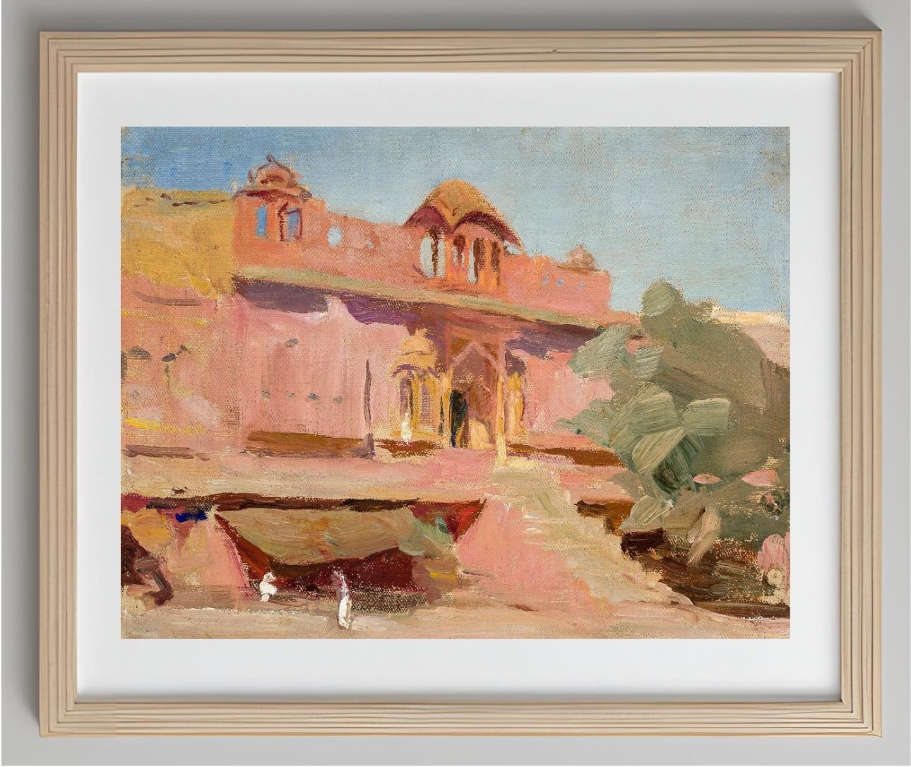 Jaipur – buildings. From the journey to India