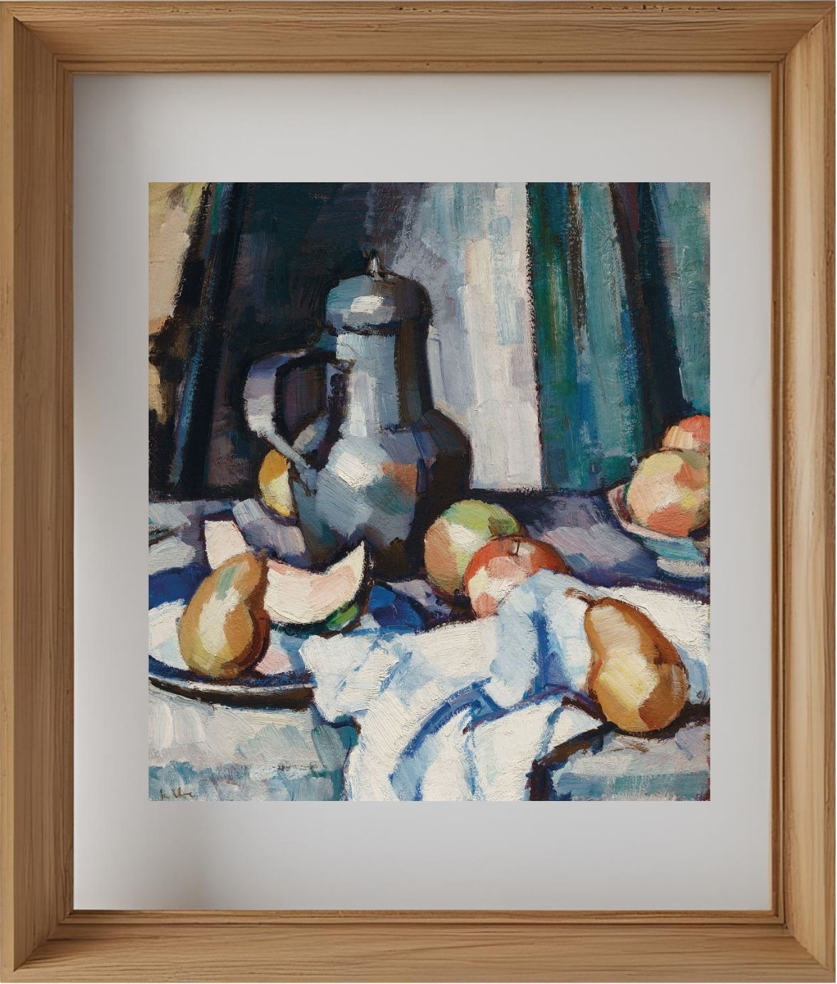 Apples and Pewter Pot