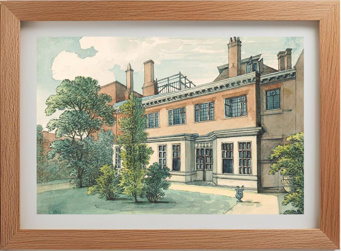 Garden Front of Weaver's Hall