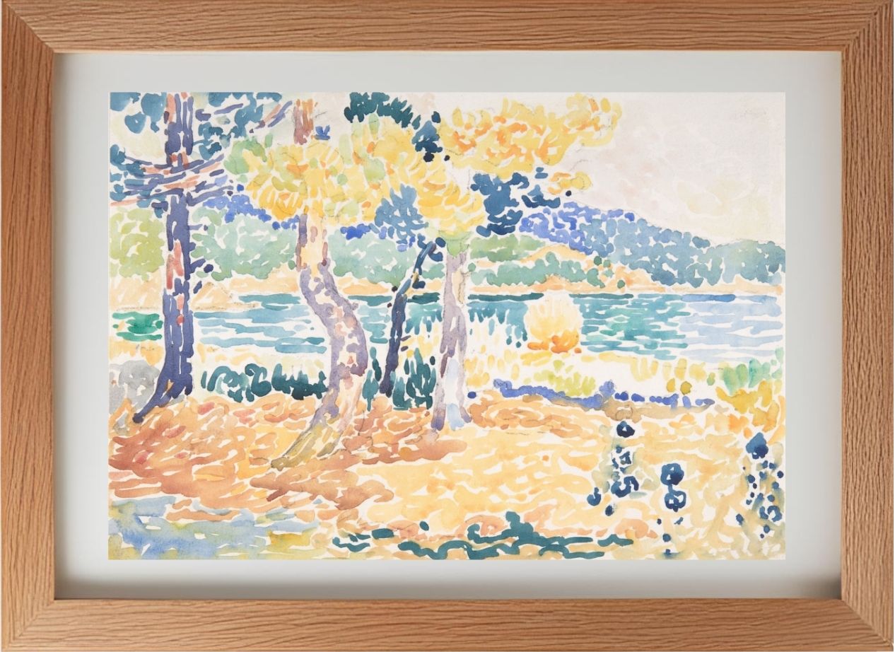 Pines on the Coastline