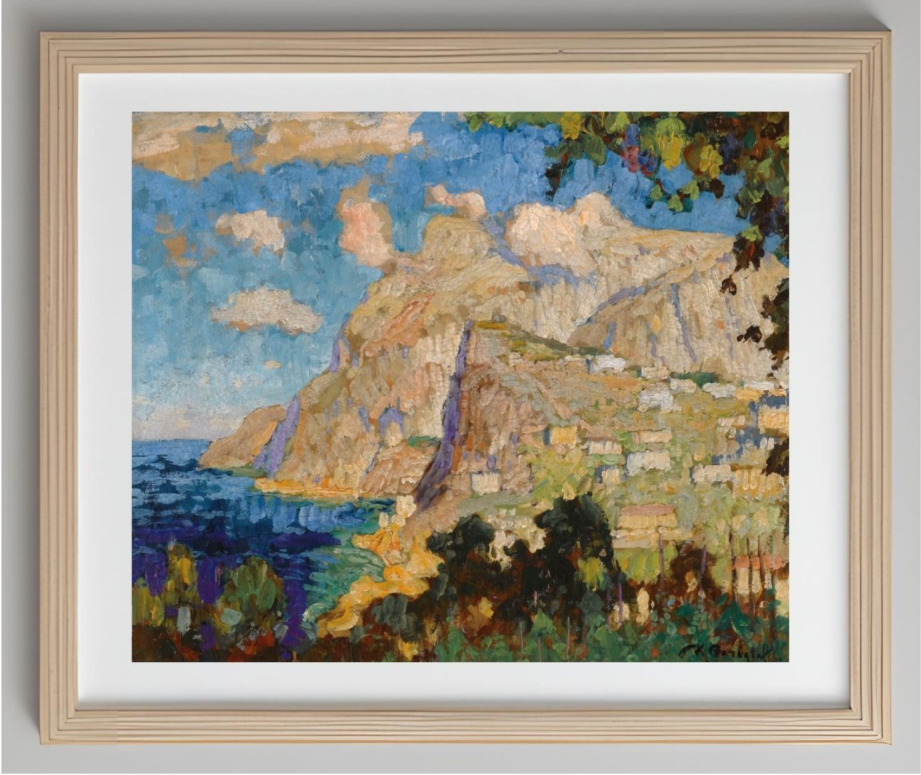 View Of Monte Solaro, Capri