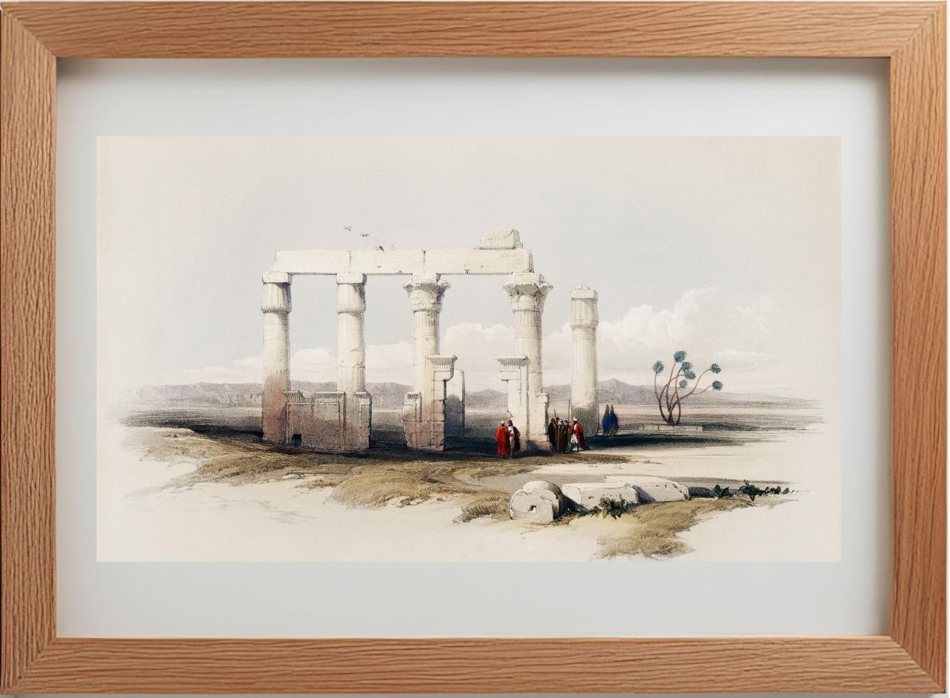 Remains of the Temple of Medamout at Thebes