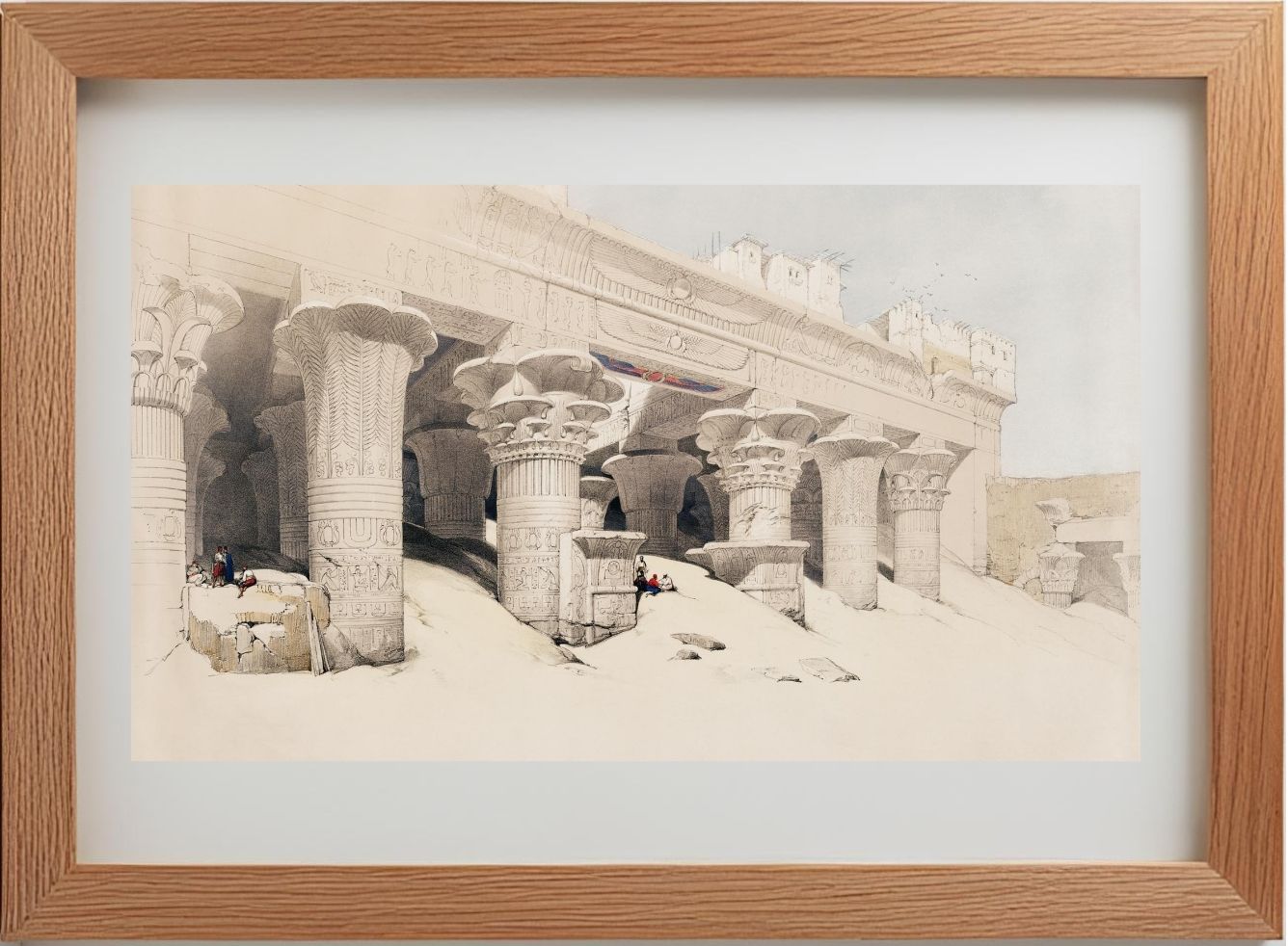 Portico of the Temple of Edfou Upper Egypt
