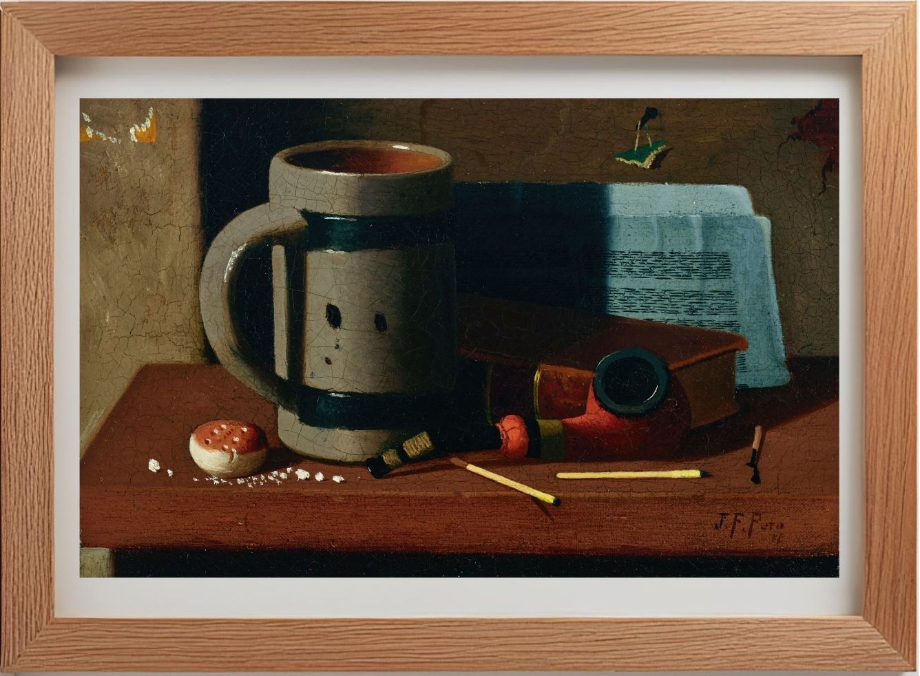 Tankard, Pipe, Matches and Biscuit