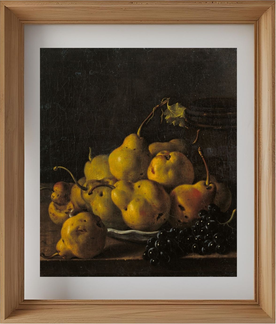 Still Life with Pears and Grapes (c. 1771)