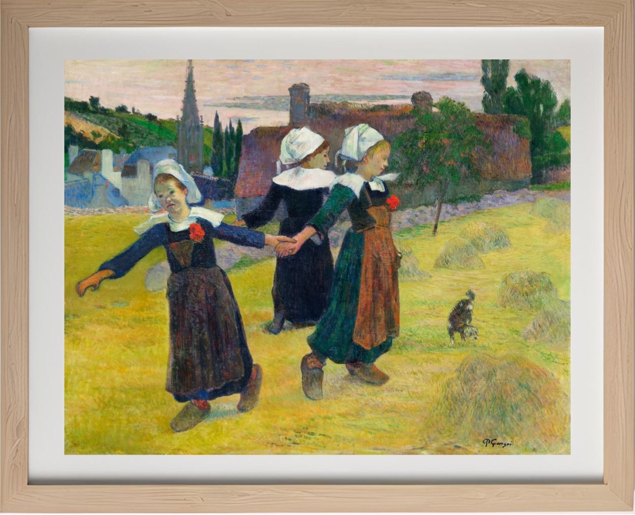 Breton Girls Dancing