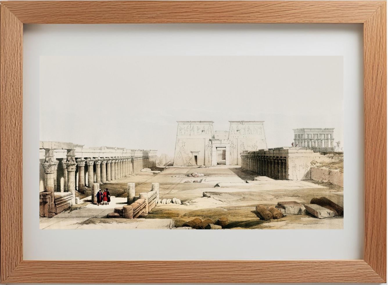 Grand approach to the Temple of Philae Nubia
