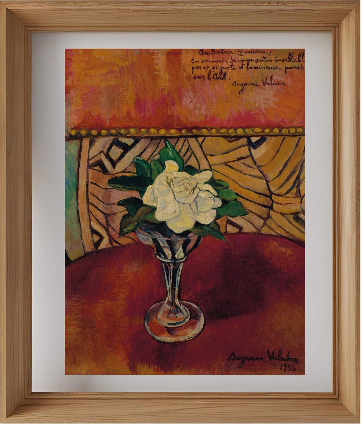 Nature morte à la rose blanche
