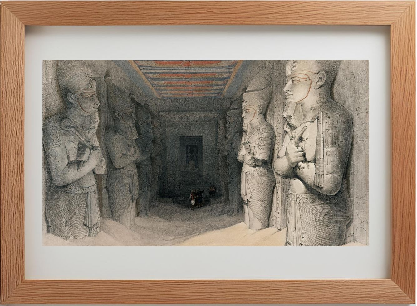 Interior of the Temple of Aboo Simbel Nubia