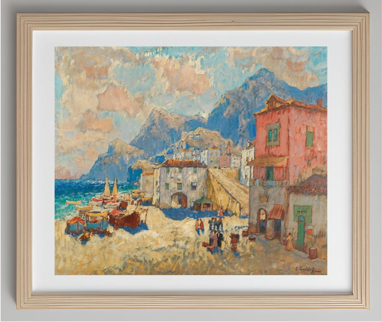 A coastal town in Spain