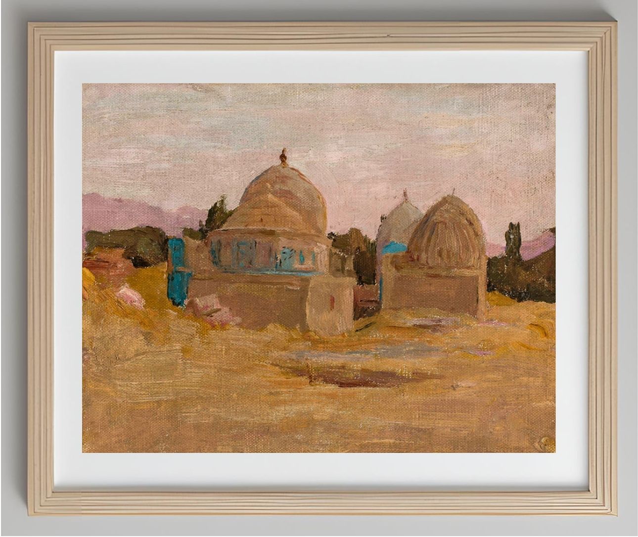 Samarkand – Shah-i-Zinda mosque From the journey to Turkestan