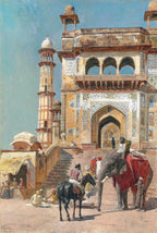 Before the great Jami Masjid mosque, Mathura, India
