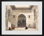 Interior of the mosque of the Sultan the Ghoree