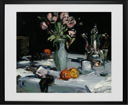 Tulips and a Coffee Pot