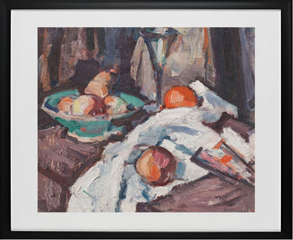 Still Life with Wine Glass and Fruit