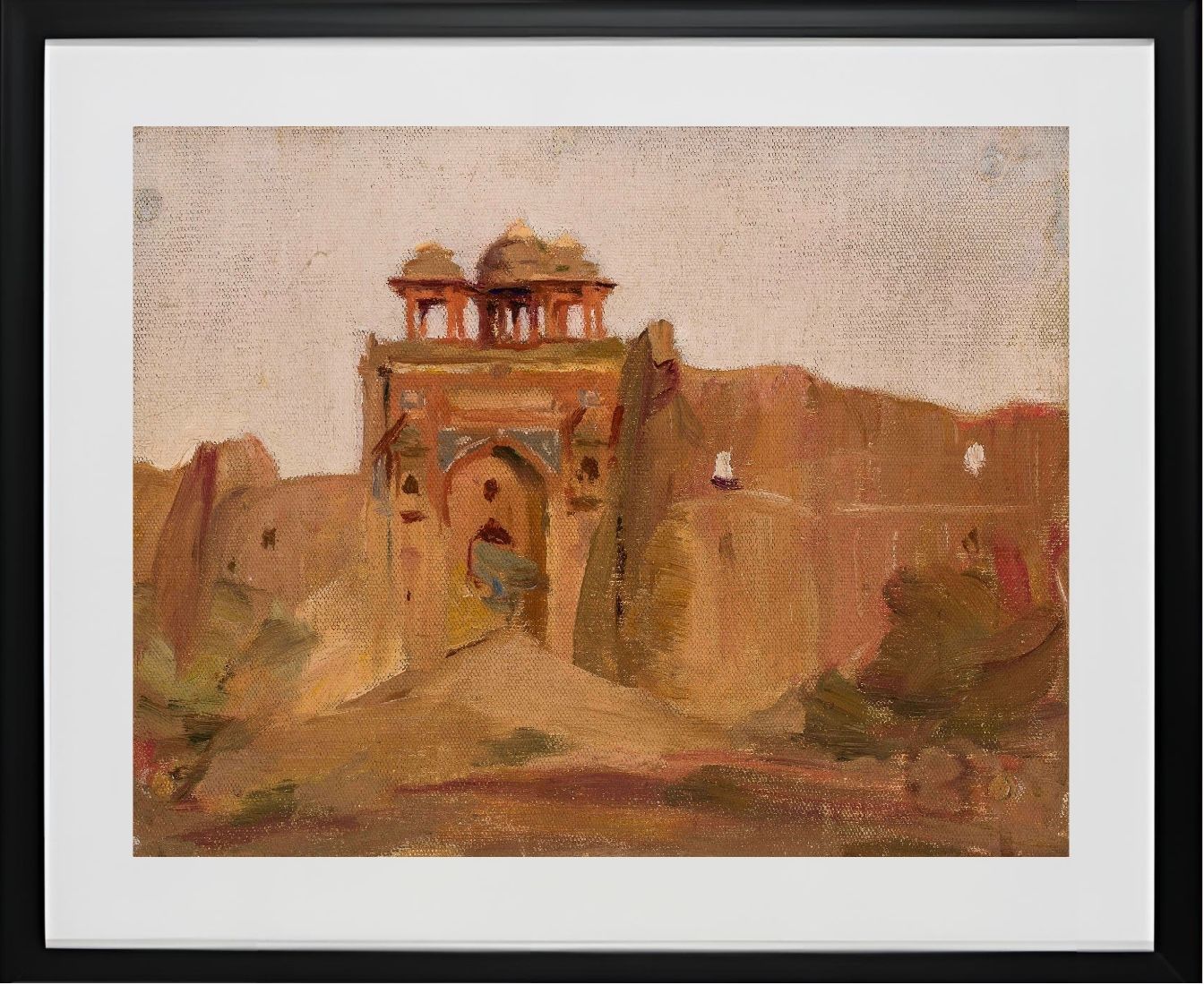 Temple. From the journey to India