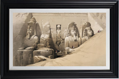 Front elevation of the Great Temple of Aboosimble Nubia