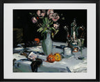 Tulips and a Coffee Pot