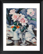Pink Roses in a Glass Vase