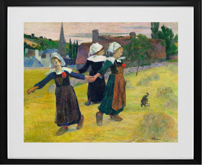 Breton Girls Dancing