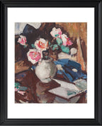 Pink Roses in a Vase