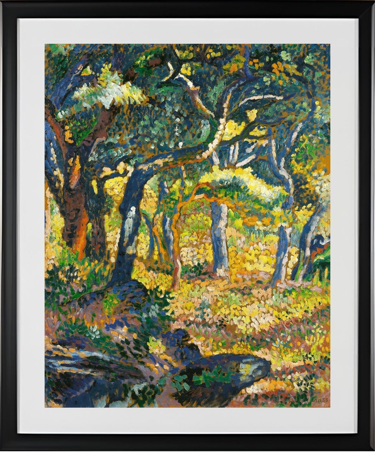 Une clairière en Provence (Étude)
