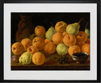 Still Life With Peaches, Pears And Grapes