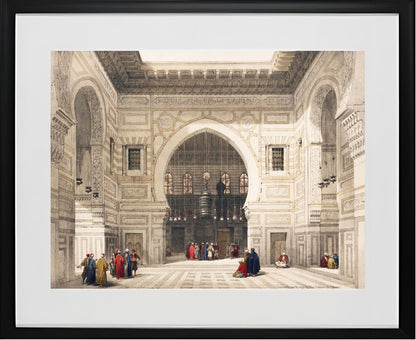 Interior of the mosque of the Sultan the Ghoree