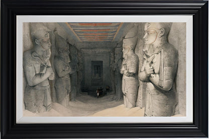 Interior of the Temple of Aboo Simbel Nubia