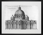 Elevation Showing the Exterior of Saint Peter's Basilica from the South as Conceived by Michelangelo