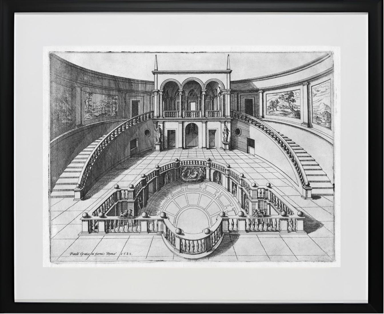 The Great Hall within the Farnese Palace