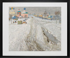 Russian Town Under The Snow