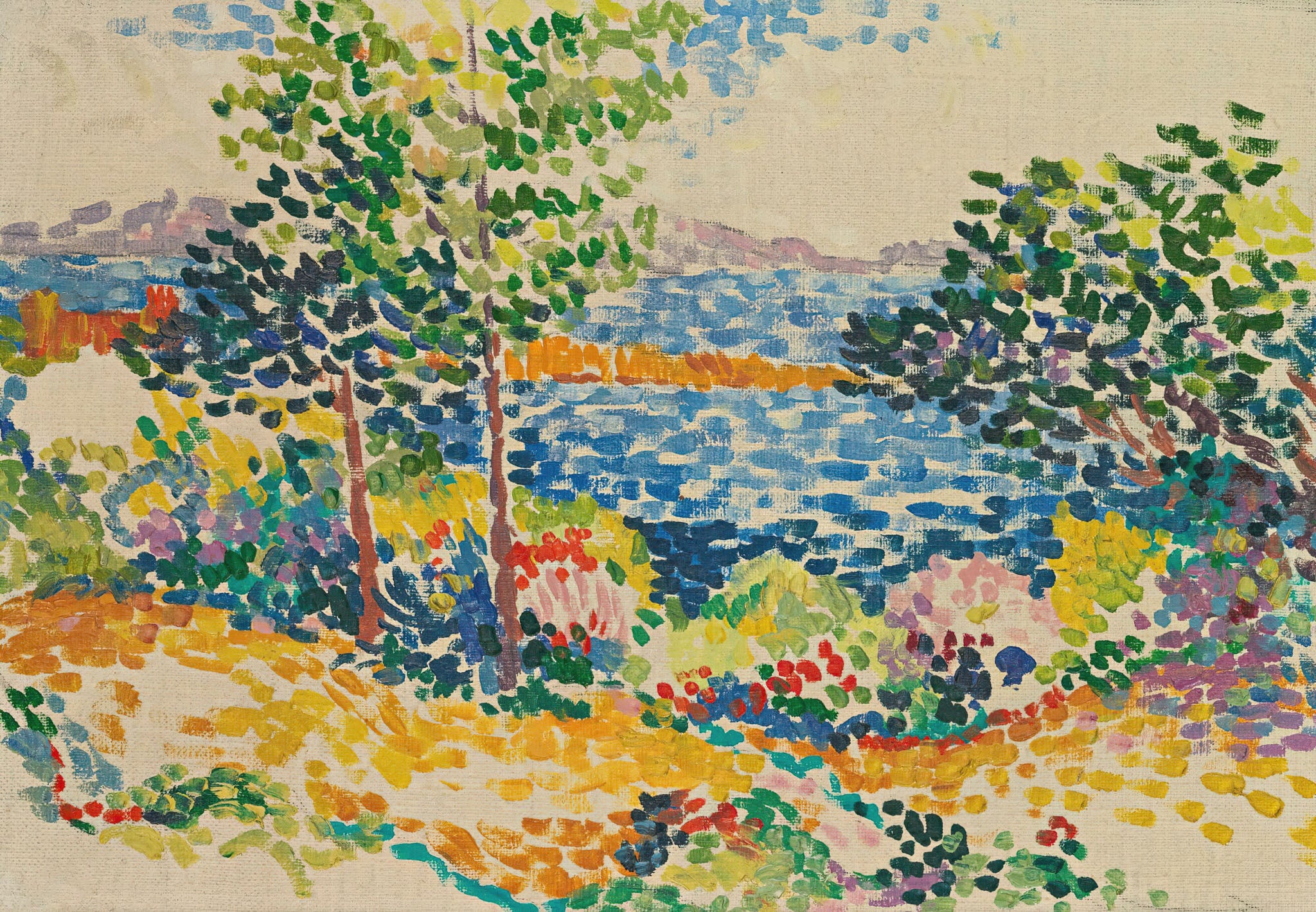 Bord De Mer En Méditerranée