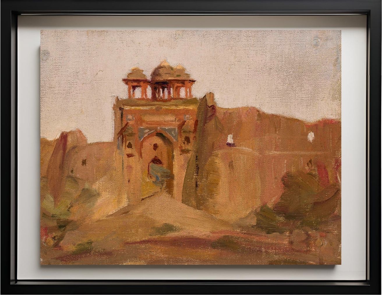 Temple. From the journey to India