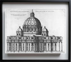 Elevation Showing the Exterior of Saint Peter's Basilica from the South as Conceived by Michelangelo