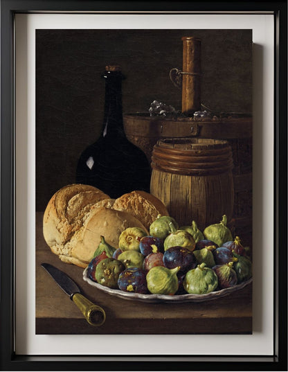 Still Life with Figs and Bread (c. 1770)