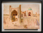 Kalan Mosque in Bukhara. From the journey to Turkestan