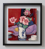 Pink Roses, Chinese Vase