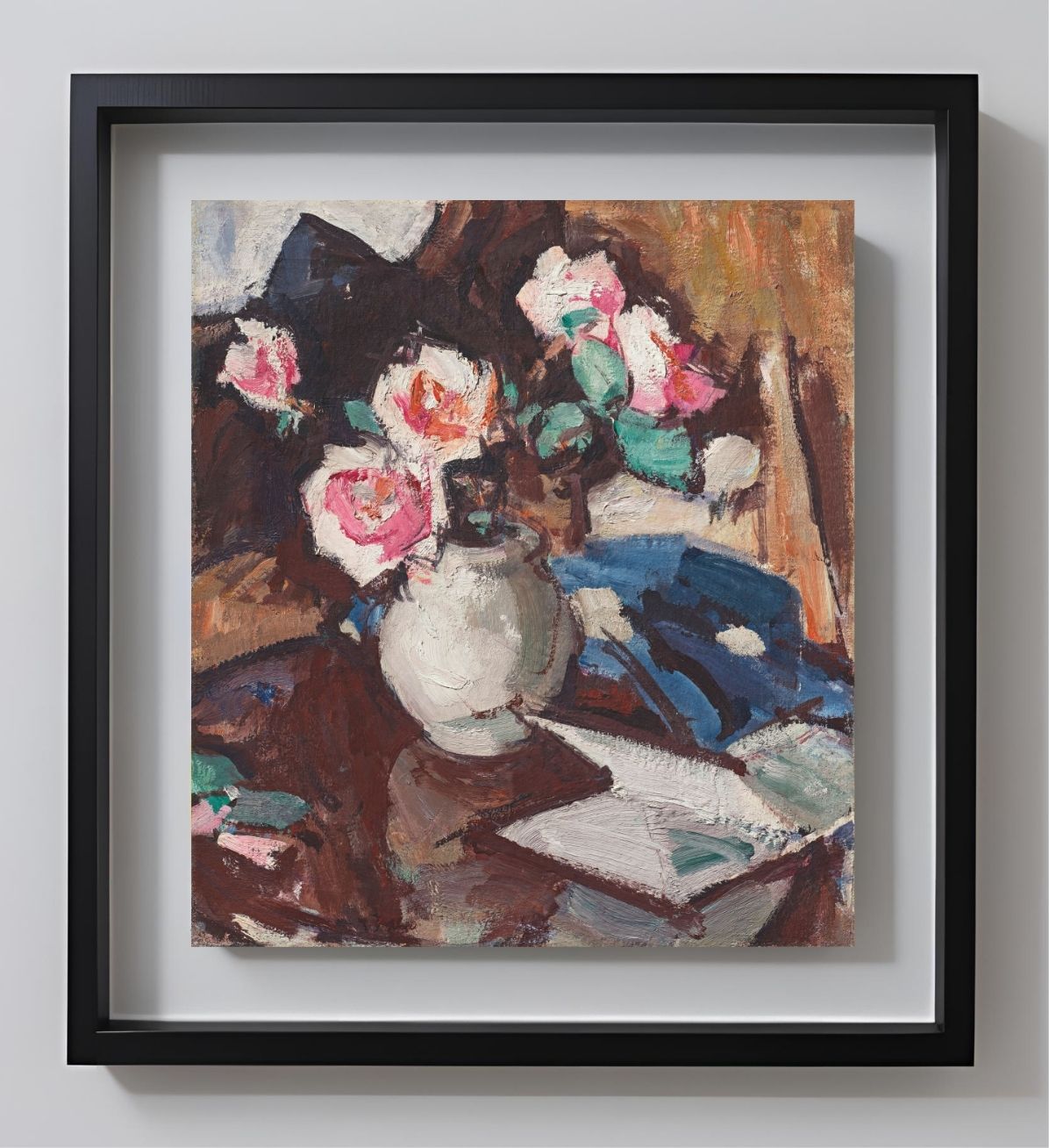 Pink Roses in a Vase
