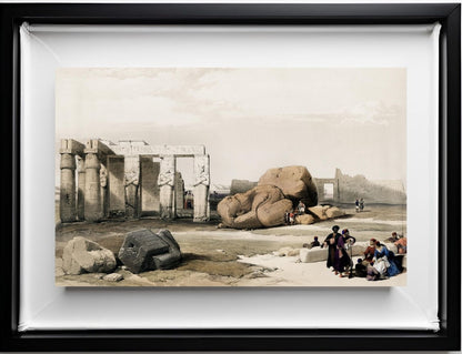 Fragment of the Great Colossi at the Memnonium Thebes